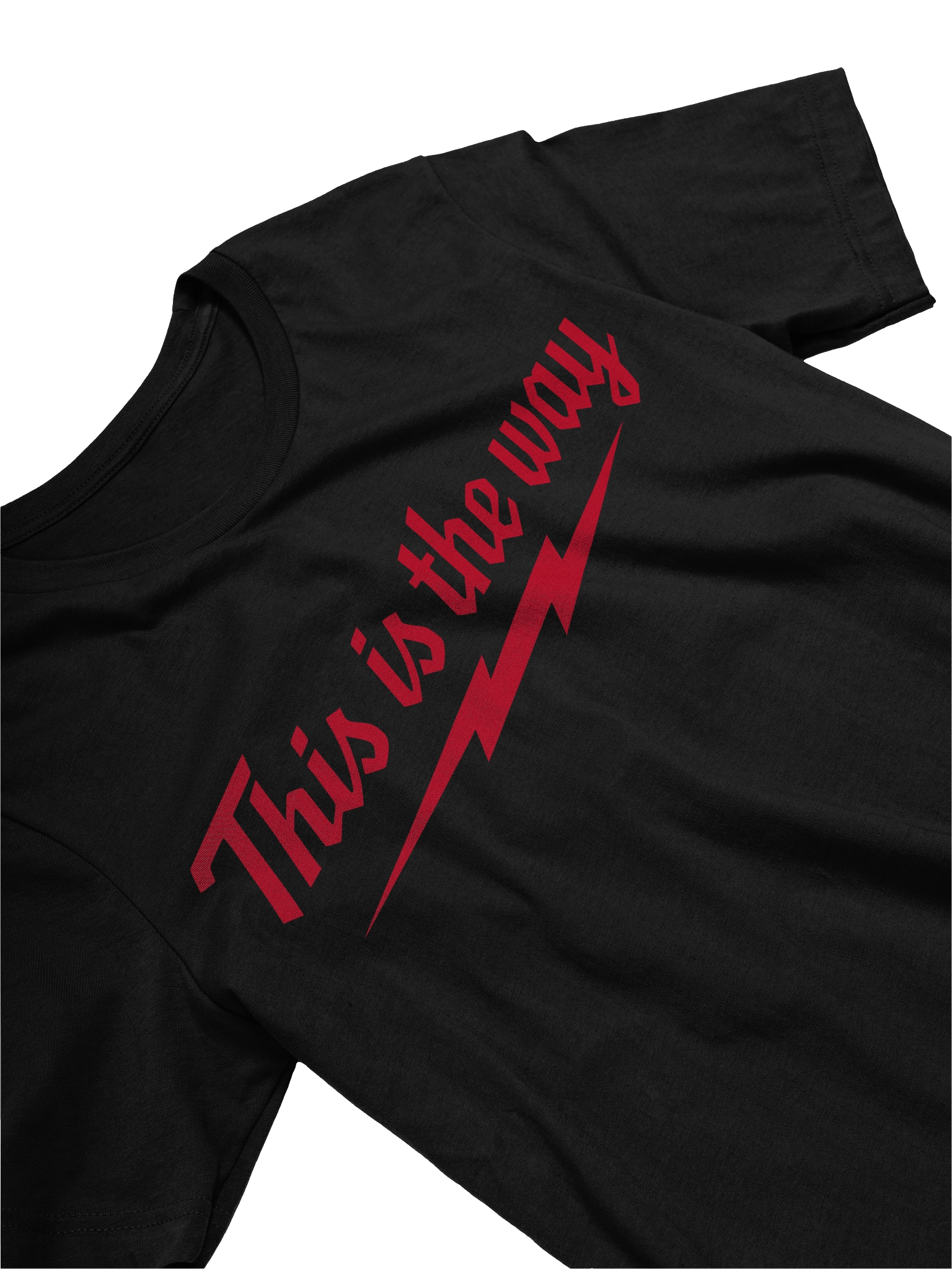 THIS IS THE WAY TEE (RED LOGO) product image (1)