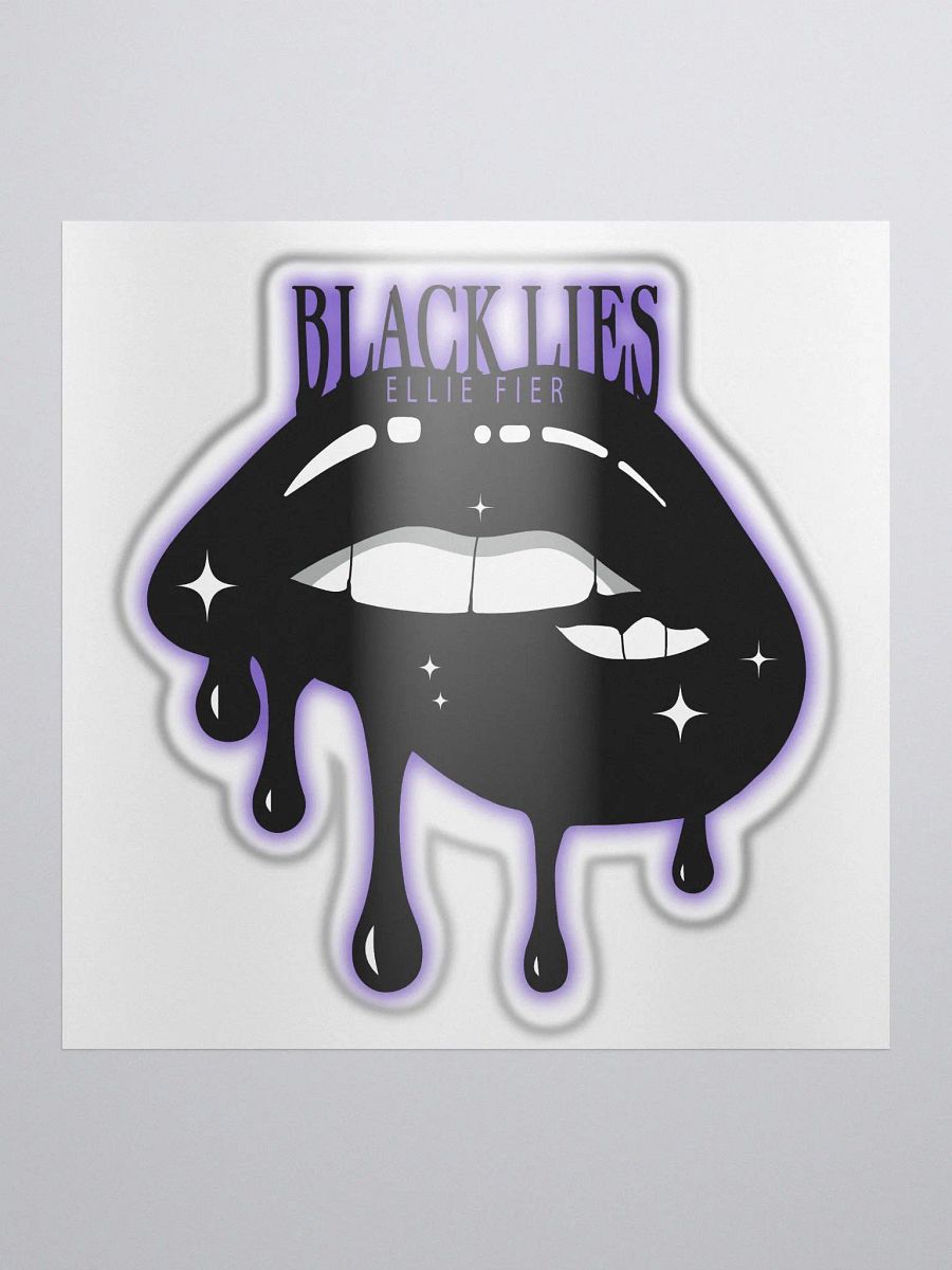 BLACK LIES Sticker product image (1)