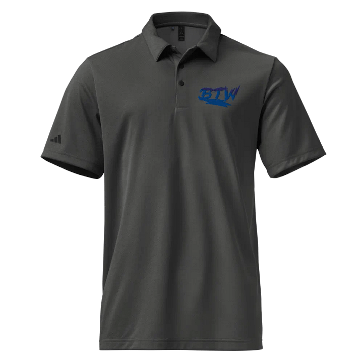 New BTW logo dyed polo product image (1)