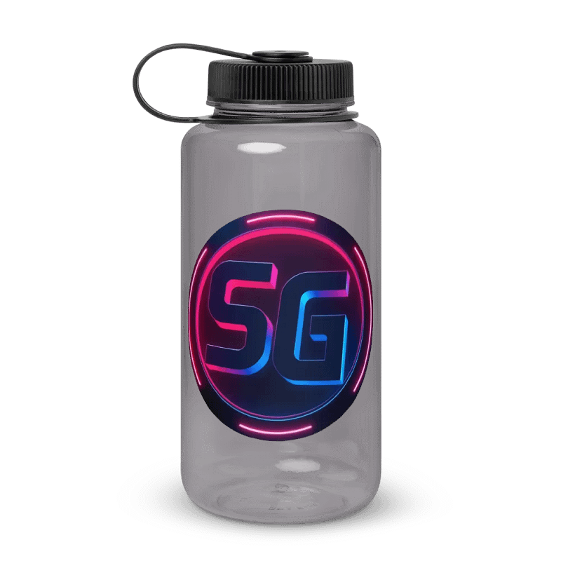 Neon Glow SG Logo Wide Mouth Water Bottle