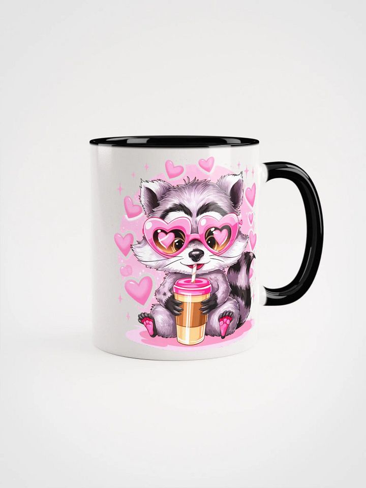 Love-Struck Raccoons Ceramic Mug product image (3)