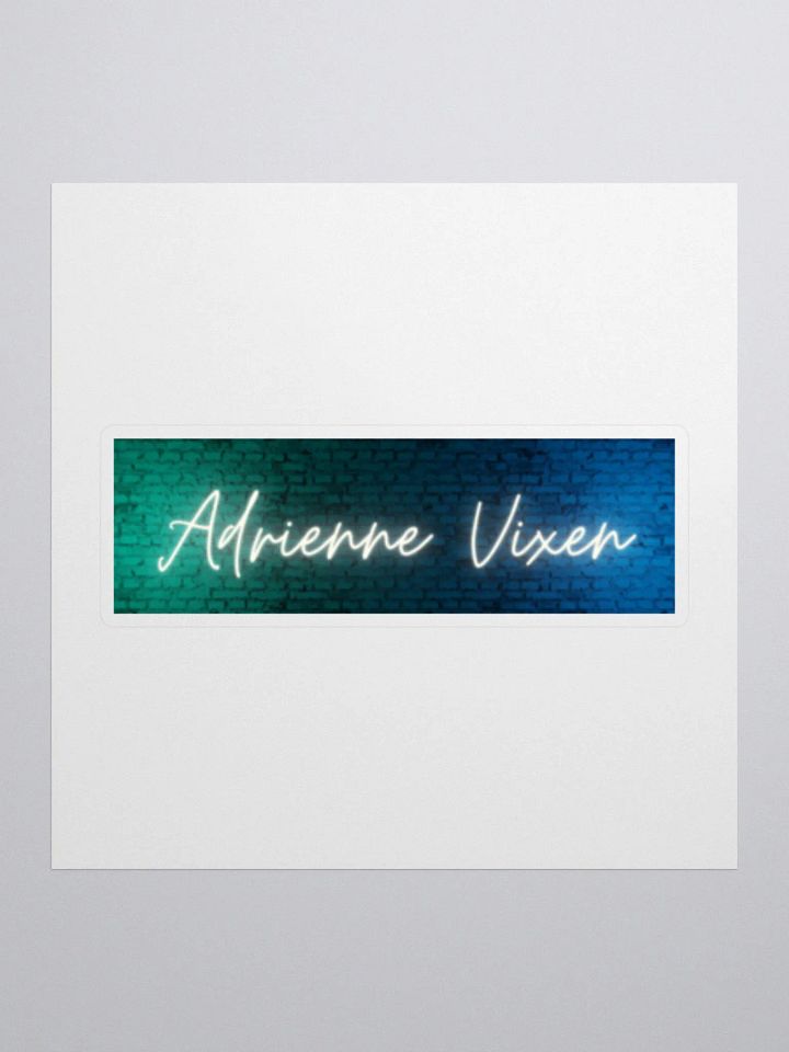 Adrienne Vixen Kiss Cut Sticker product image (3)
