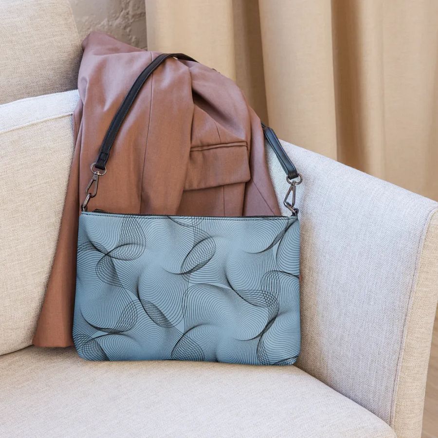 Swirling sacred geometry Crossbody Bag for chic ladies moms friends product image (6)