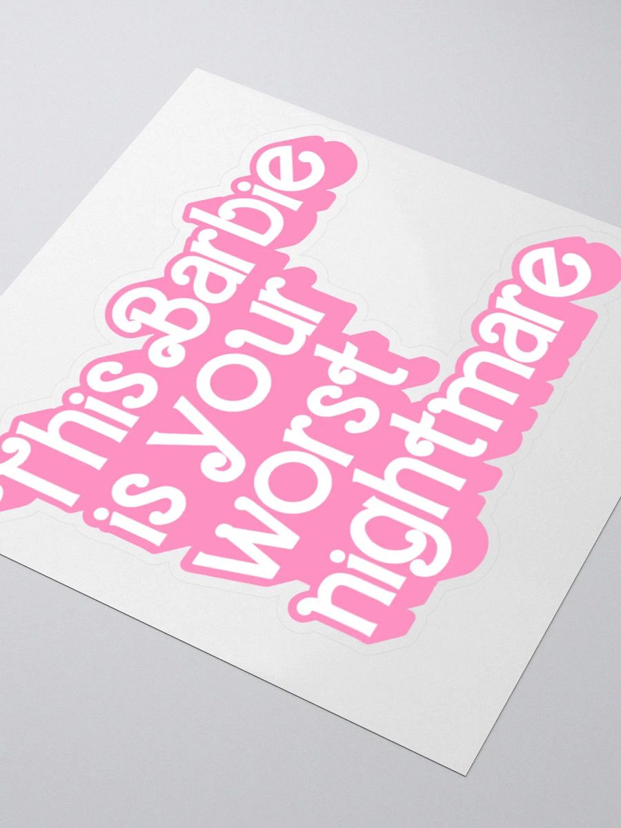 Nightmare Barbie Kiss Cut Stickers product image (4)