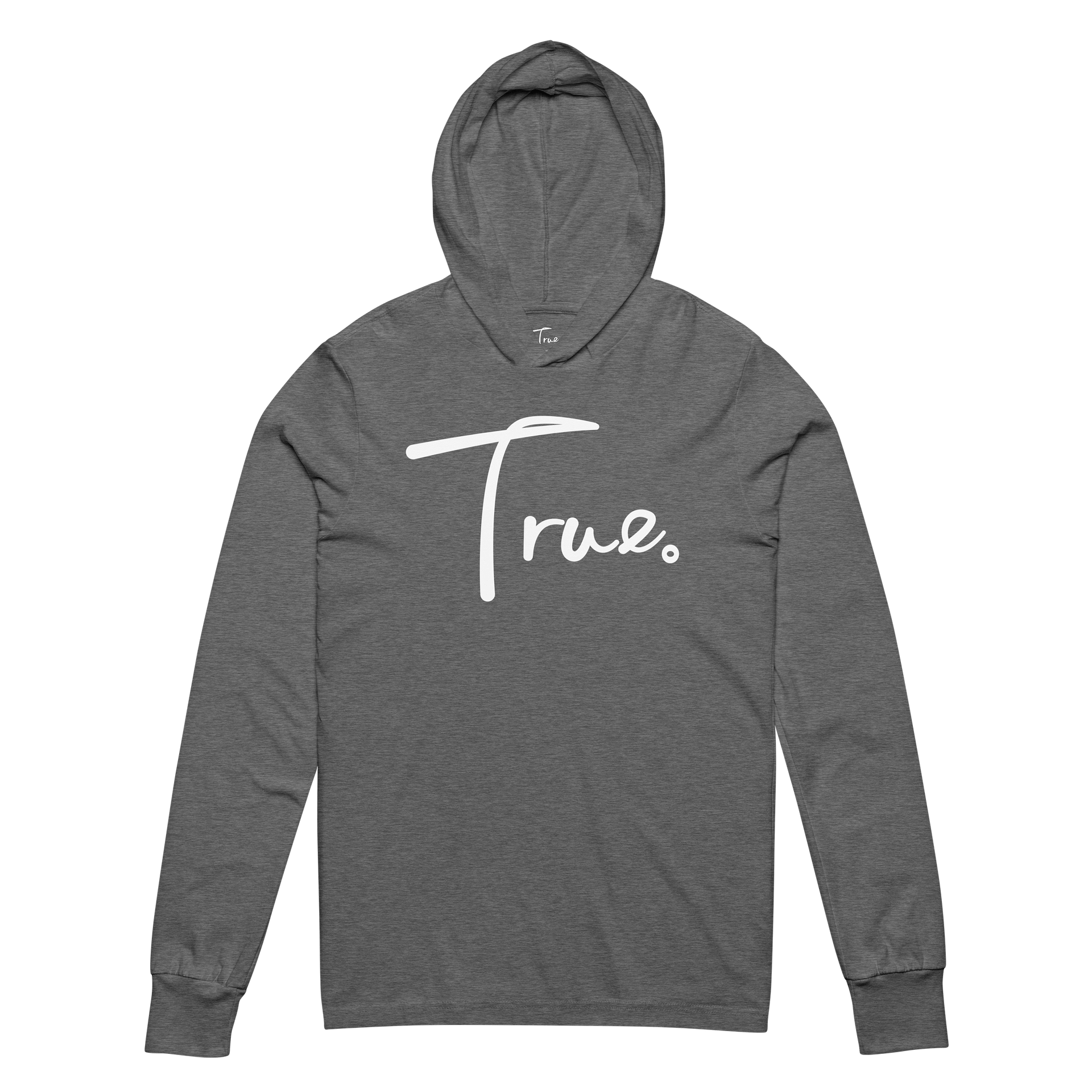Frame Hooded Tee — in Grey Triblend + Whisper White (Unisex) product image (2)