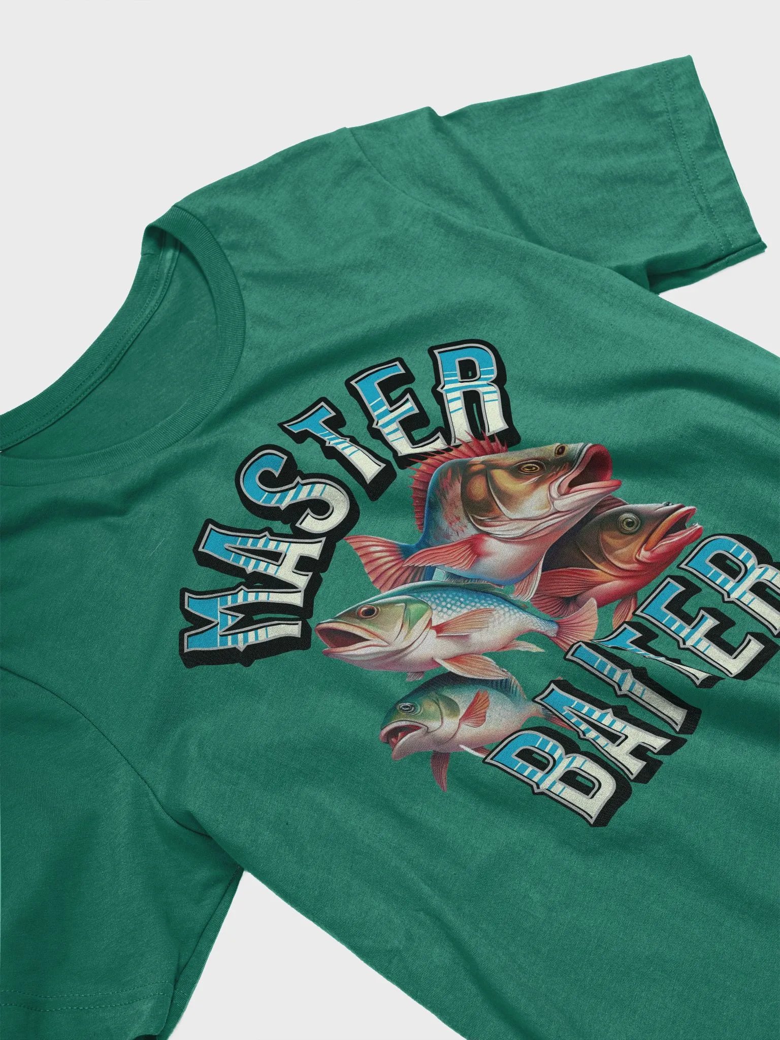 Master Baiter Fishing Illustration T-Shirt product image (2)