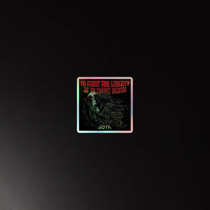 Courting Death Holographic Sticker product image (4)