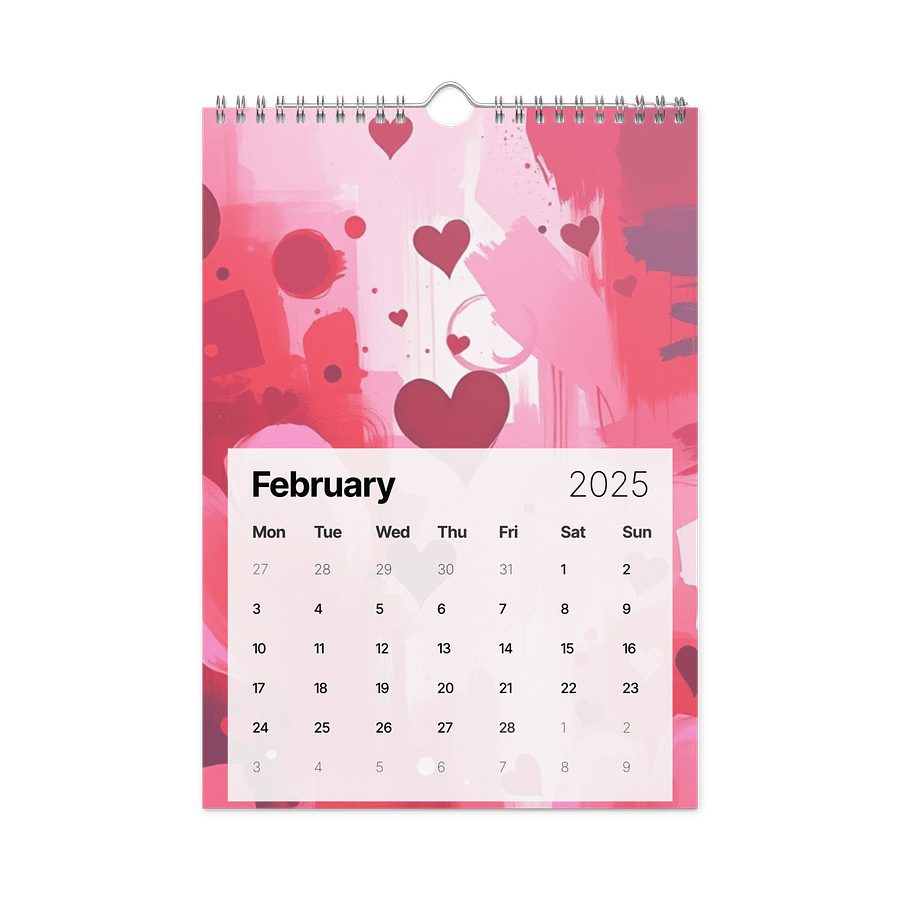ART ABSTRACT WALL CALENDAR 2026 product image (5)