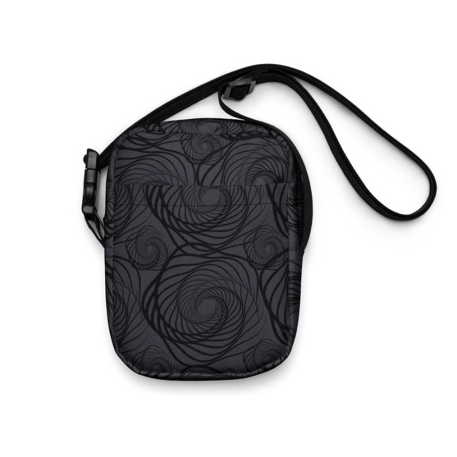 Spiral Noir All-Over Crossbody Bag for dads men boys product image (7)