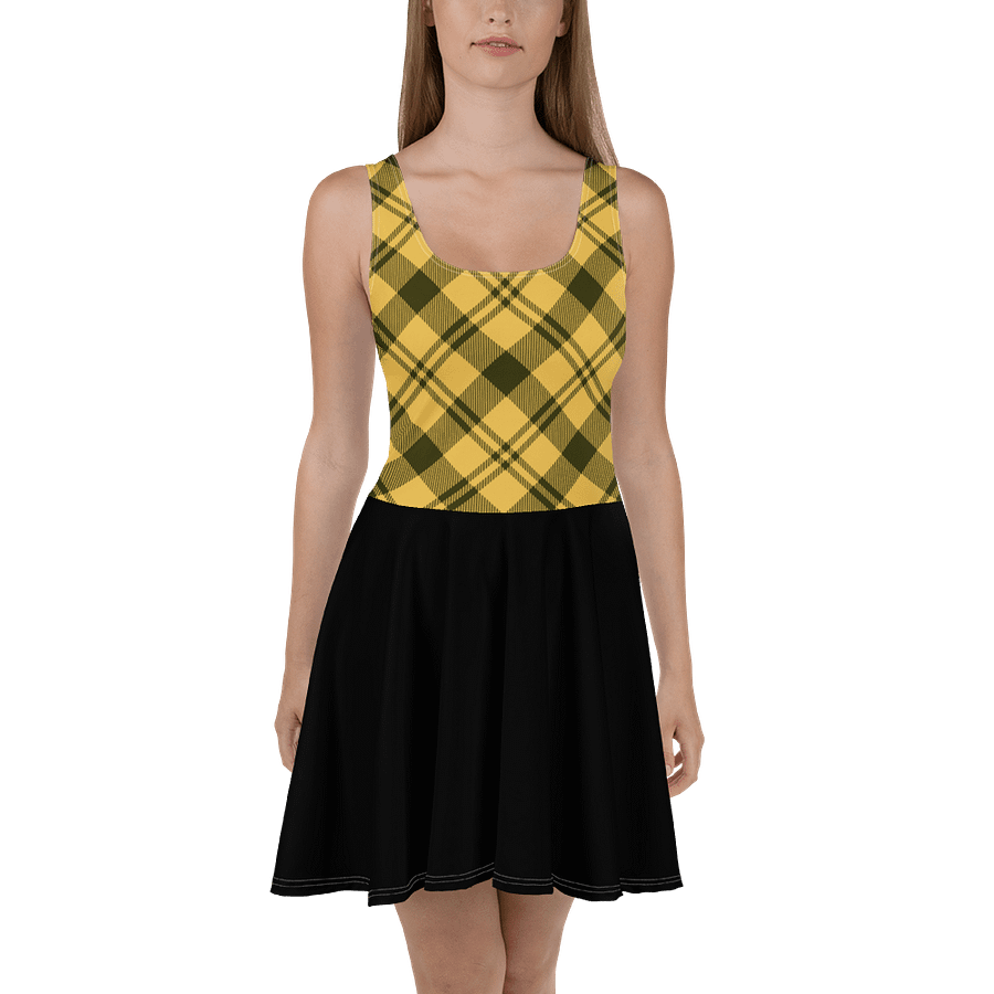 Zabu Plaid Paradise Sleeveless Skater Dress product image (2)