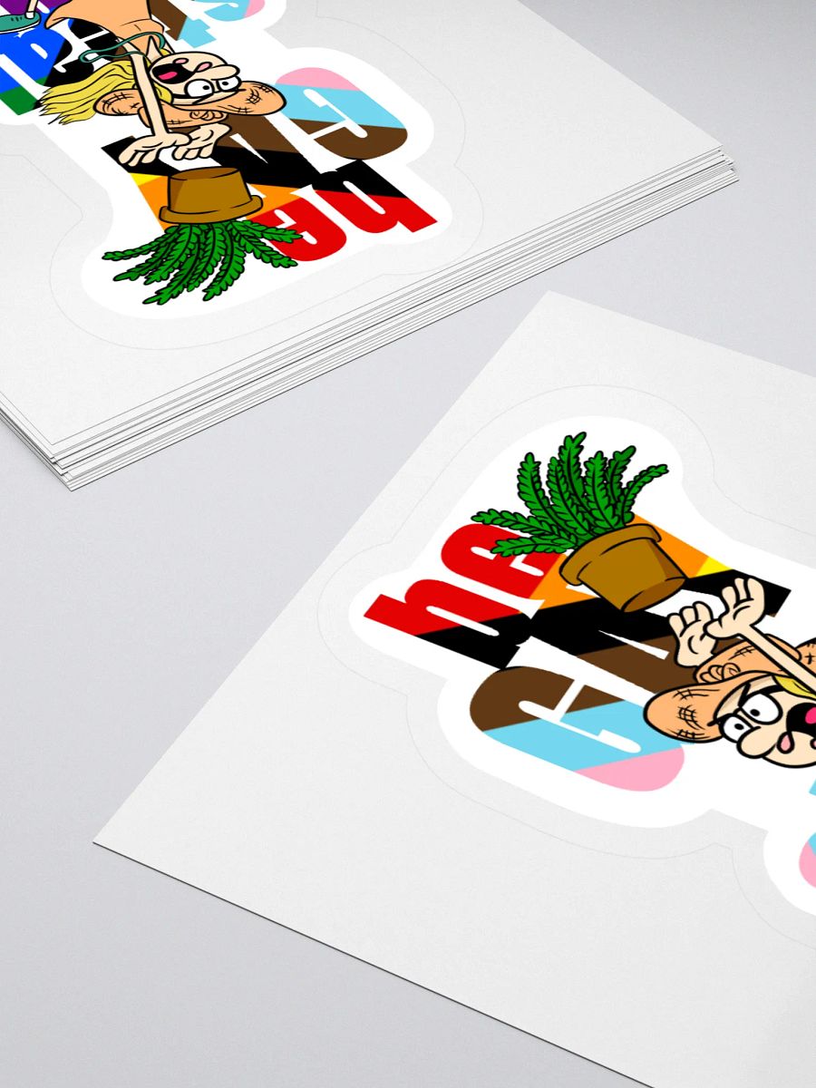 Fern Girl (Rainbow) Sticker product image (4)