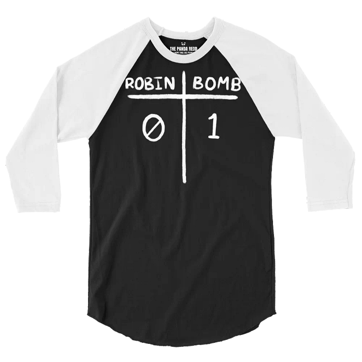 Robin 0 | Bomb 1 Baseball tee product image (2)