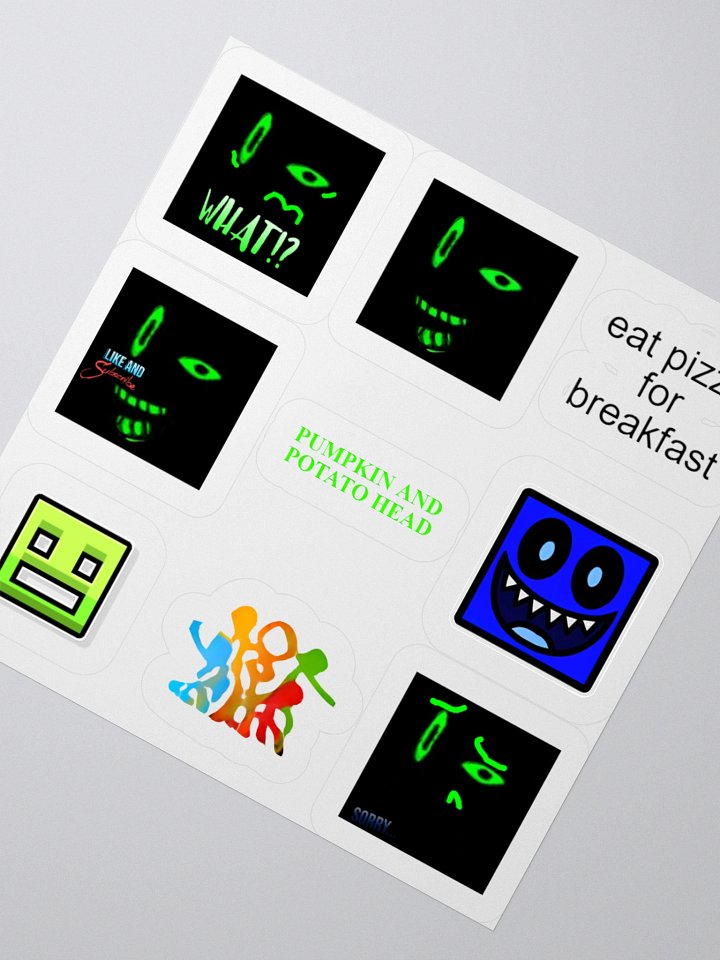 Pumpkin & Potato Head Sticker Pack V1 product image (2)