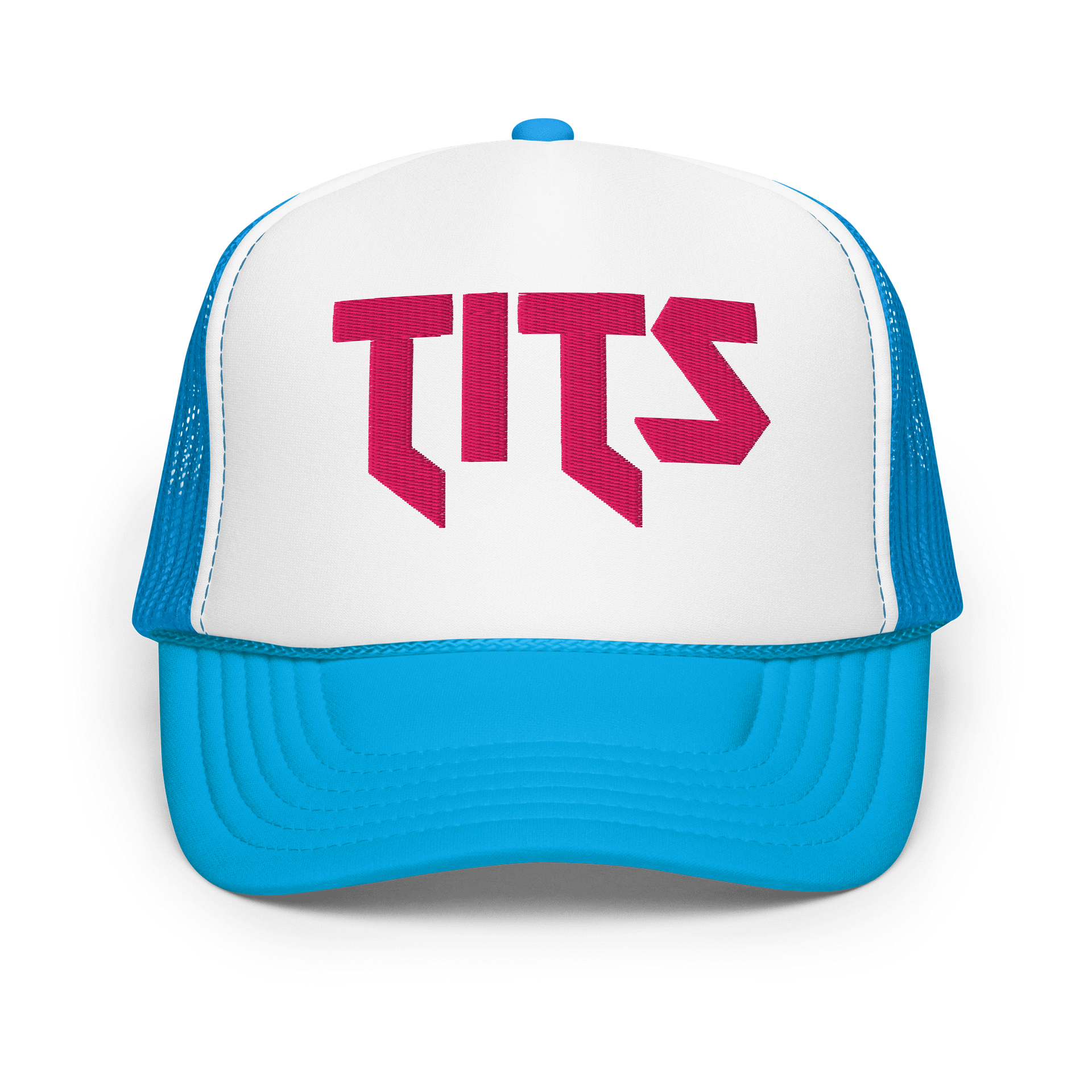 FOAM & TITS Trucker Hat PINK product image (6)