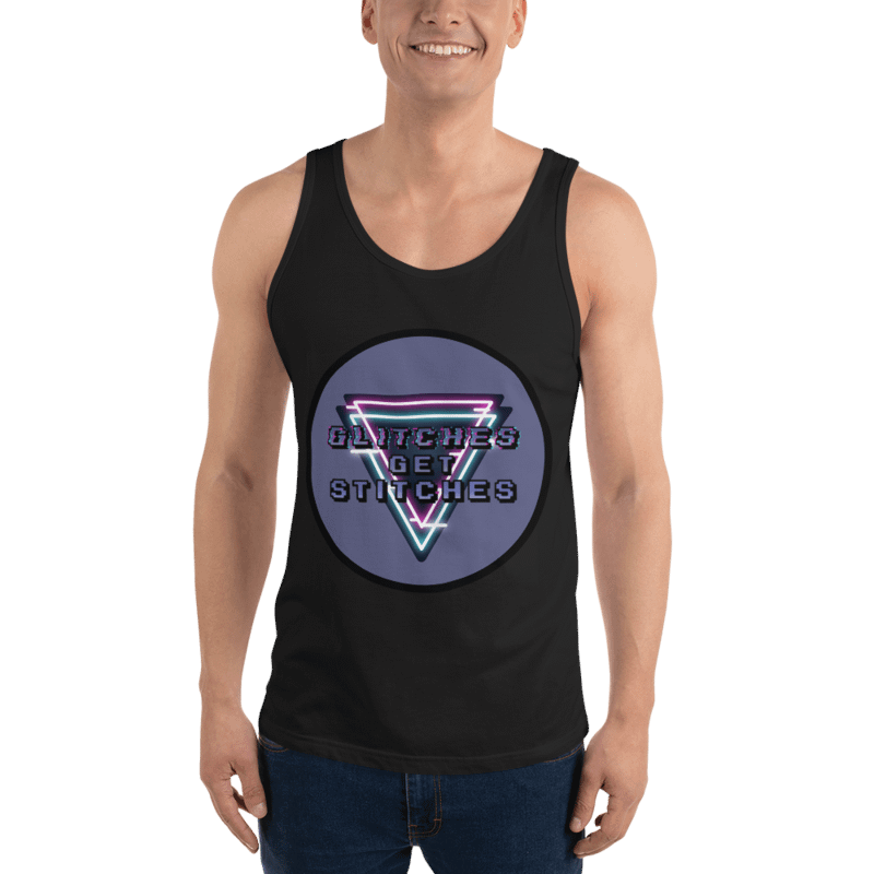 Glitches Get Stitches Unisex Tank product image (1)