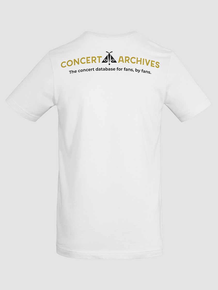 Concert Moth w/ Neckline Logo (Unisex, White) product image (8)