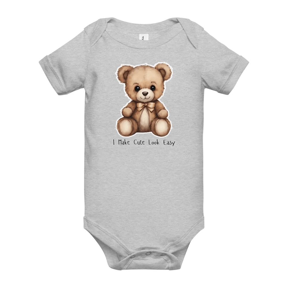 Whimsical Teddy Bear Baby Onesie product image (49)