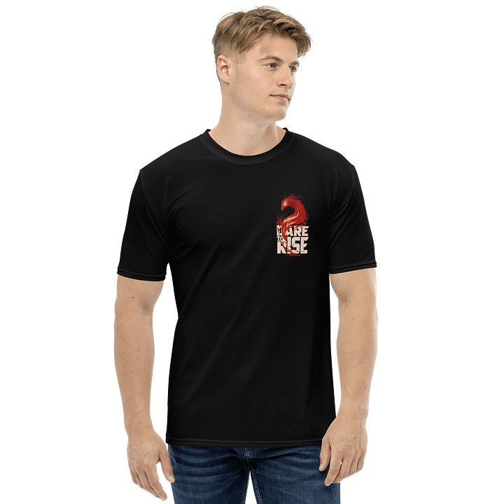 Dare To Rise - Men's Tee - Dual Print (Back and Pocket Front) product image (2)