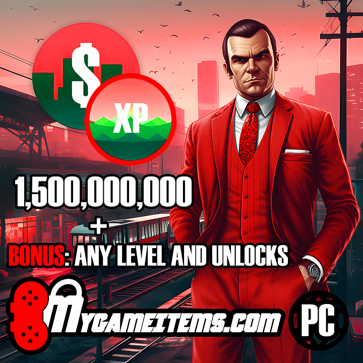 GTA Online Money $1.5 BILLION + XP + UNLOCKS product image (1)