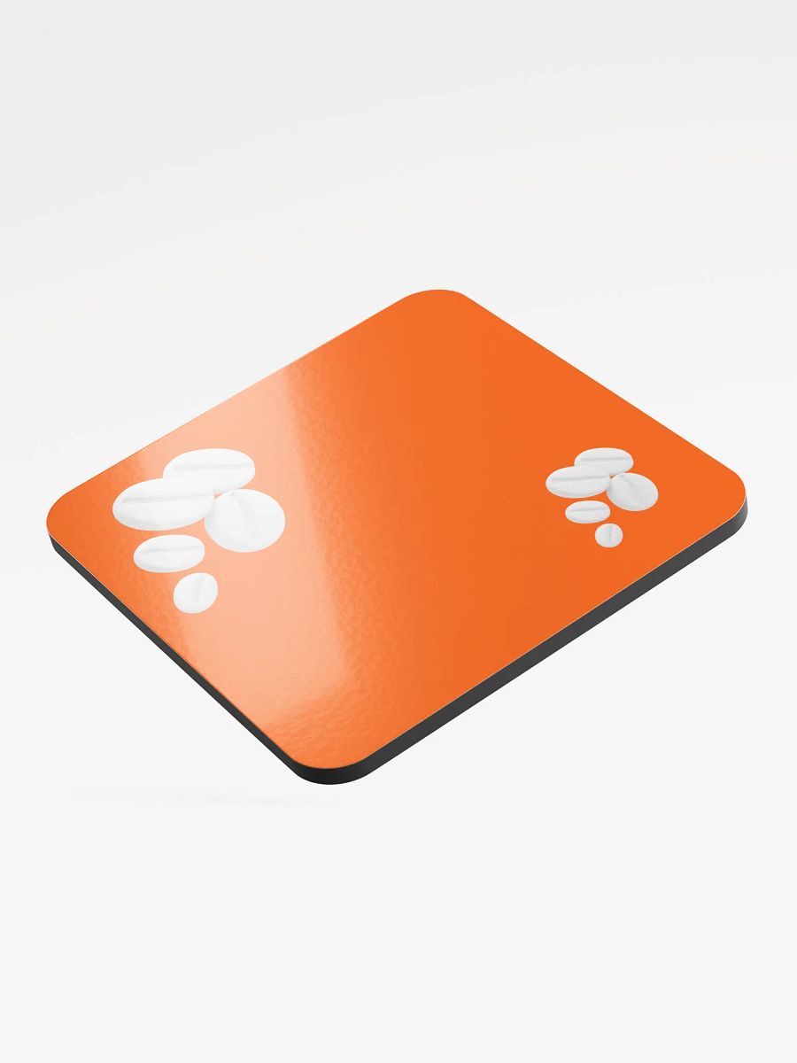 Orange I Swear They Are Coffee Beans! White Coffee Beans Coaster product image (3)