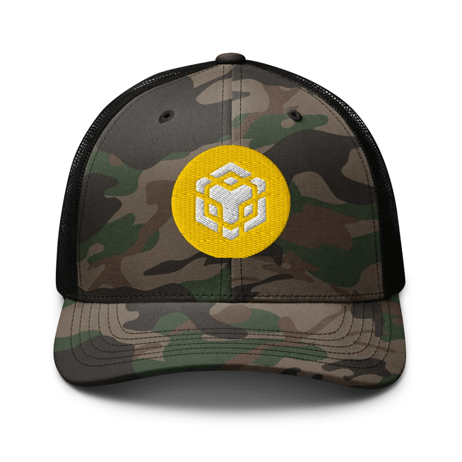 BNB Logo Embroidered Camo Hat product image (1)