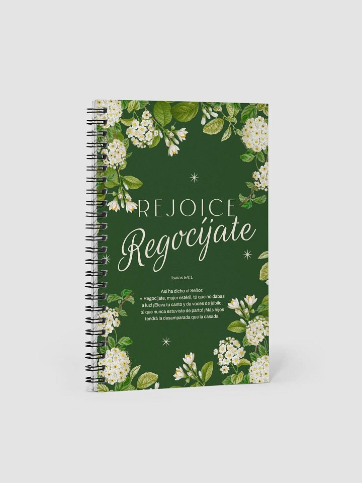 Rejoice Spiral Notebook product image (1)