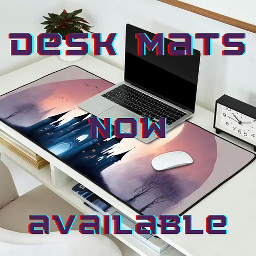 New to our #website area #deskmats all with unique #design #gamer #computeraccessories #desk
