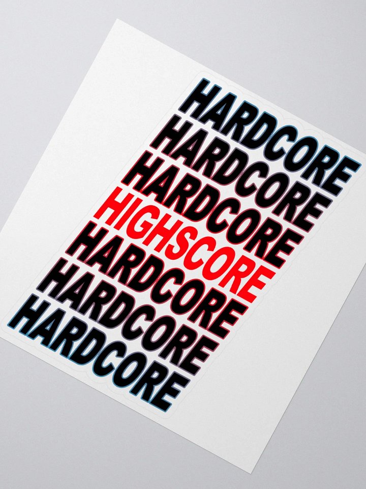 HARDCORE HIGHSCORE | Sticker product image (2)