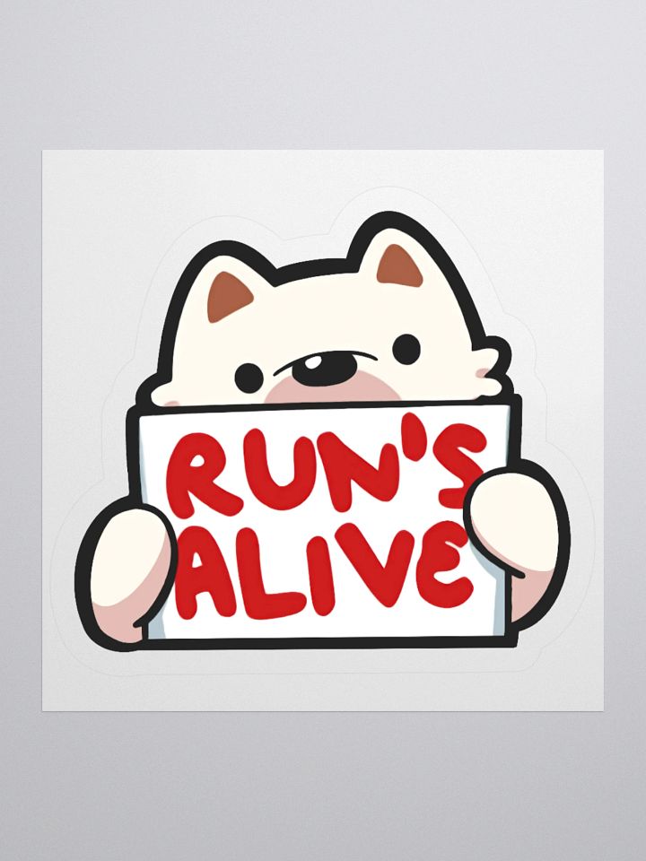 Run's Alive Sticker OG Edition product image (1)