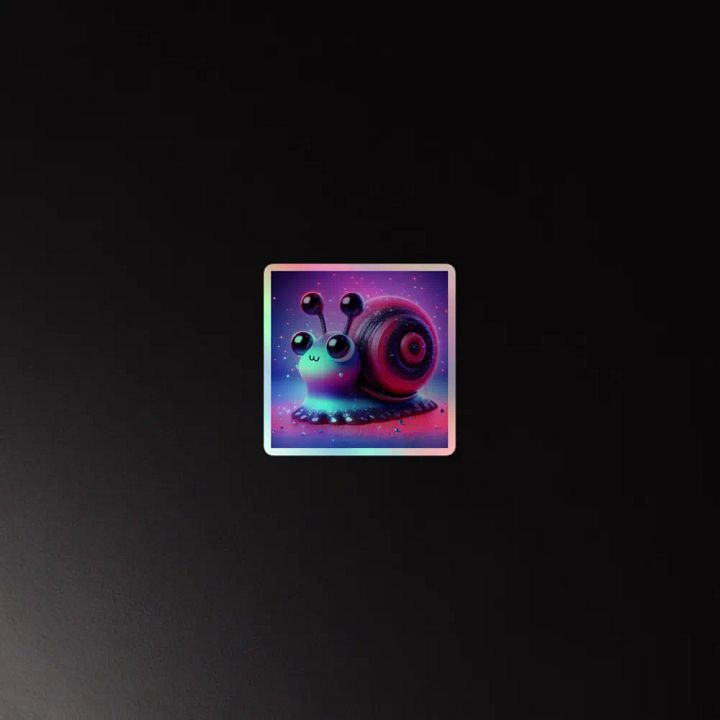 Whimsical Snail Holographic Sticker Sheet product image (4)