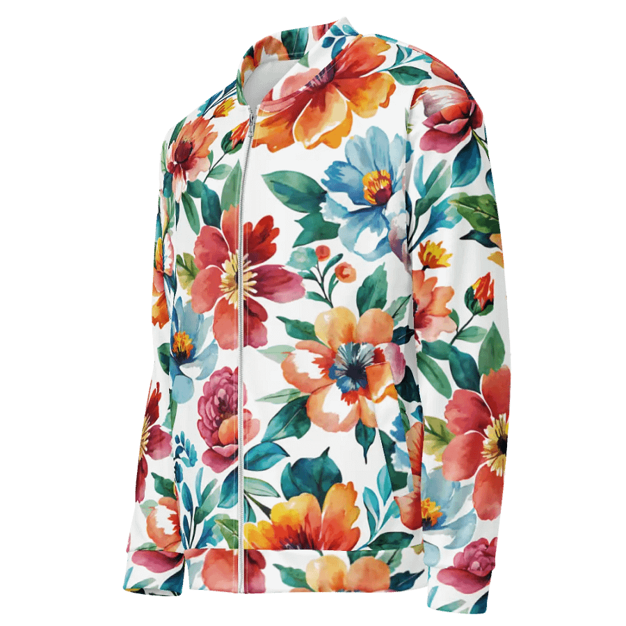 Floral Fusion All-Over Bomber Jacket product image (3)