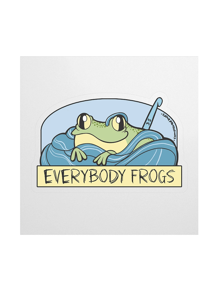 Everybody Frogs Kiss Cut Stickers product image (1)