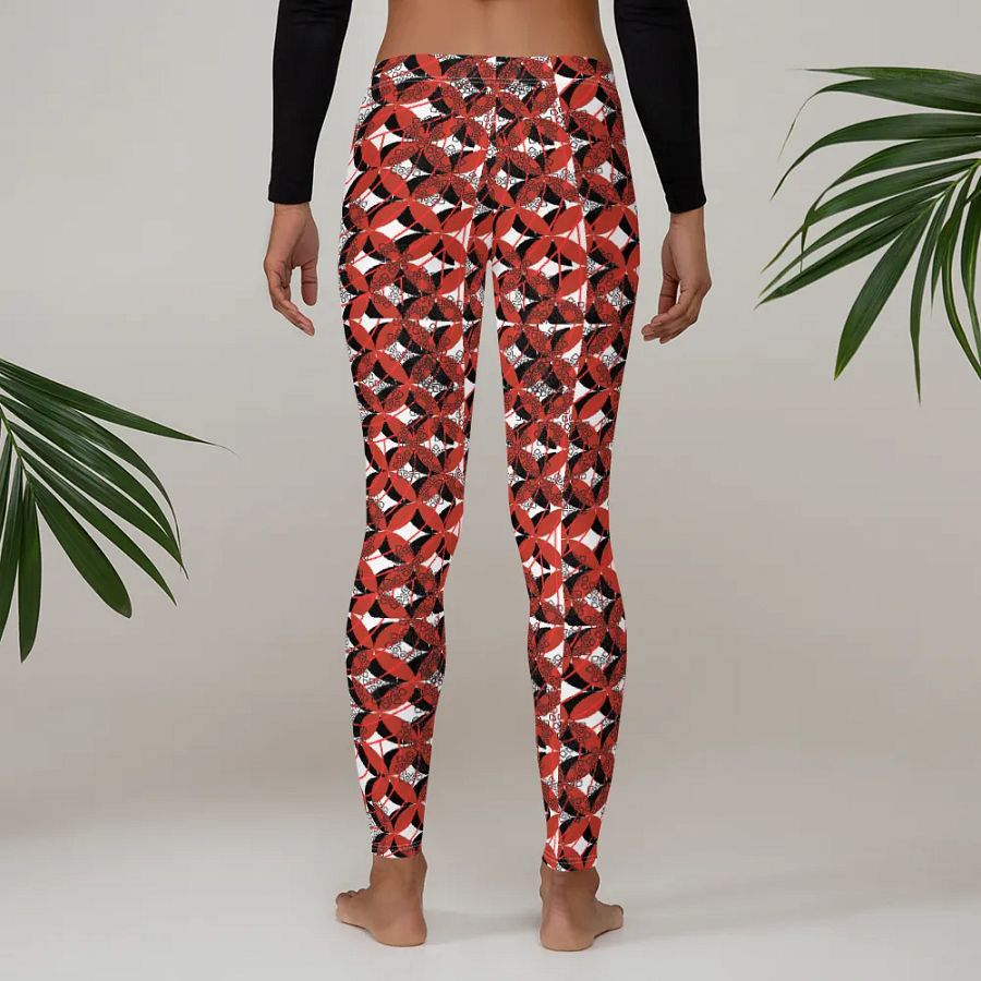 JoBeth Designed- Red ⭕ Adult Leggings👖 product image (2)