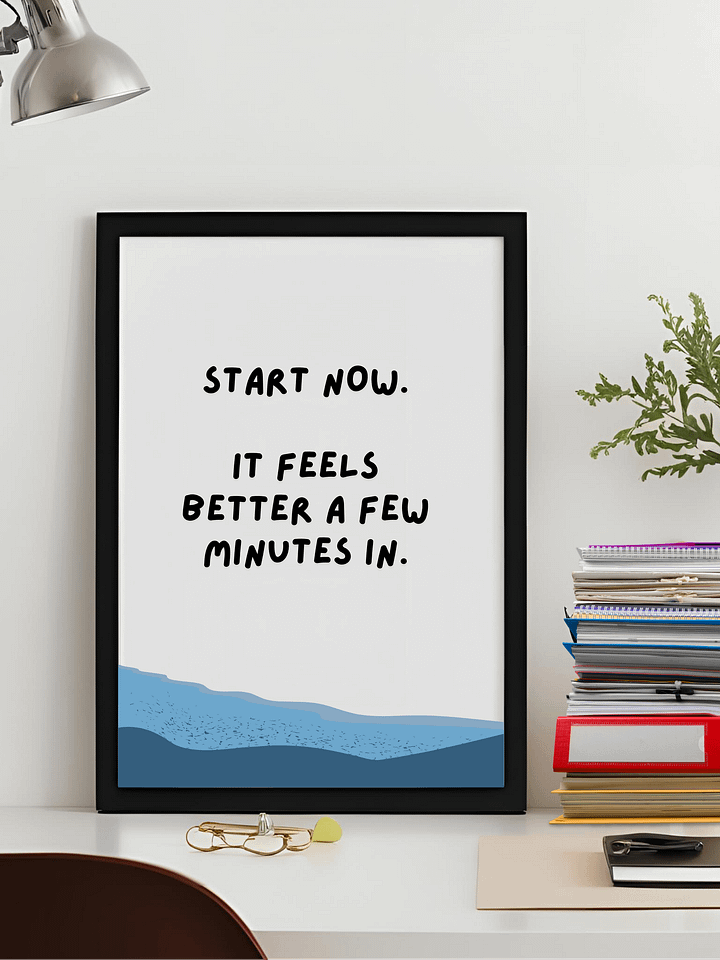 Start Now Sea-Themed Printable Art product image (1)