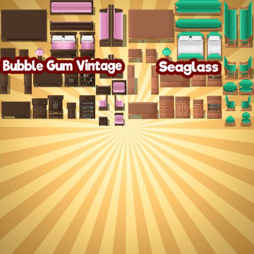 KR Furniture Store ~ Vintage Suites Tileset for RPGs product image (4)