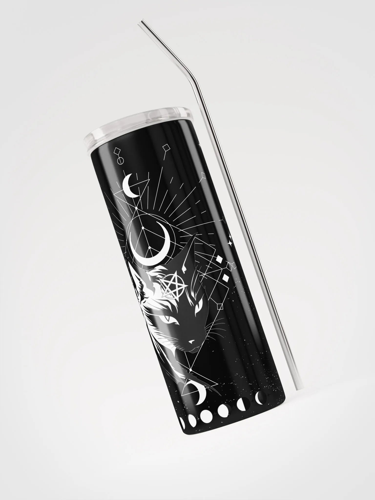 Mystical Cat Stainless Steel Tumbler product image (3)