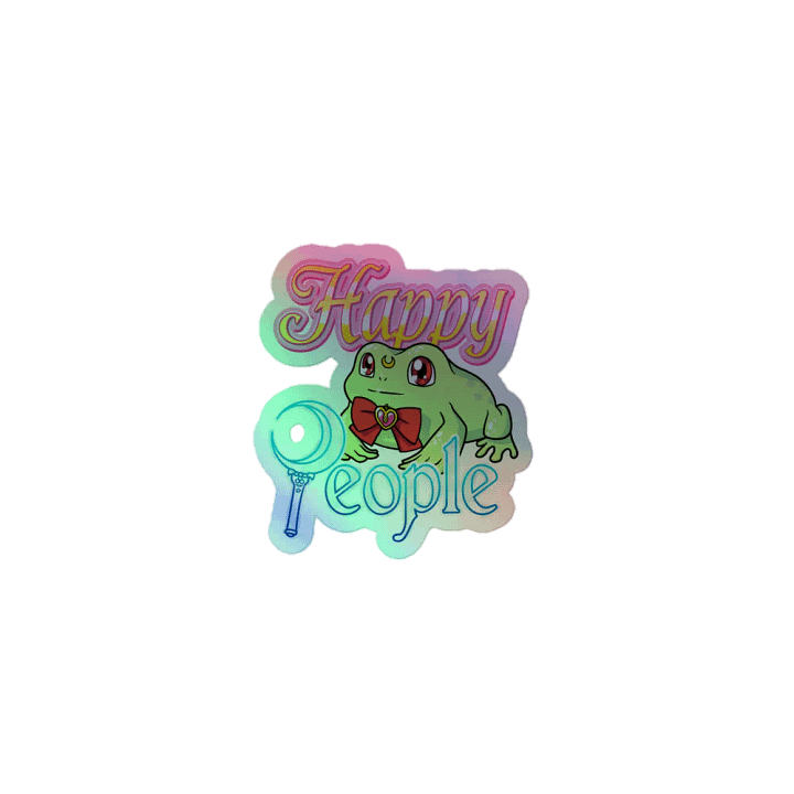 'Sailor Froggo' Holographic Sticker product image (1)