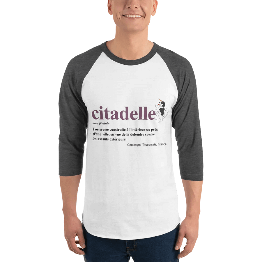 Raglan T-Shirt with Citadelle Definition in French product image (70)