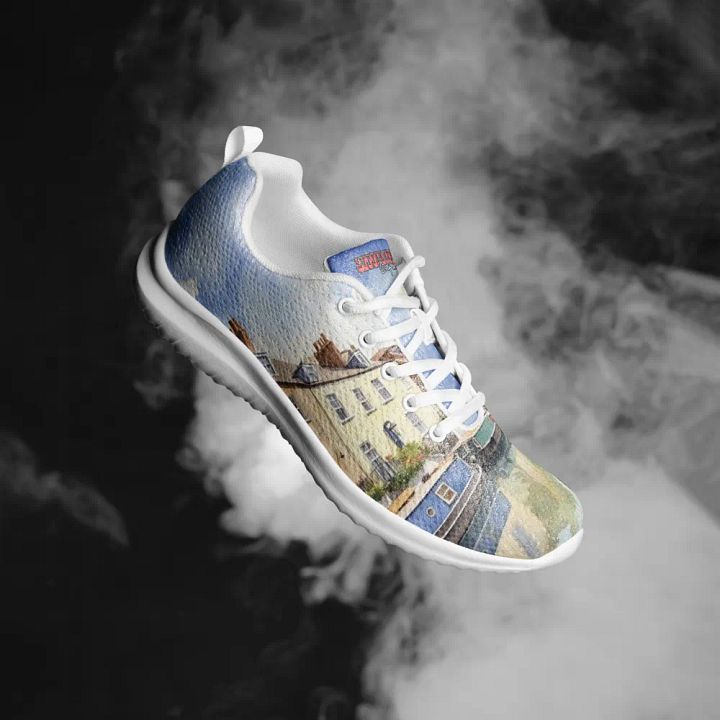 Little Italy - England - All Over Print - Watercolor - Athletic Shoes product image (1)