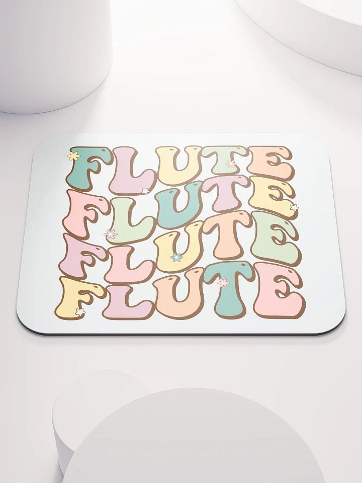 Groovy Wavy Flute Pastel Mouse Pad product image (2)