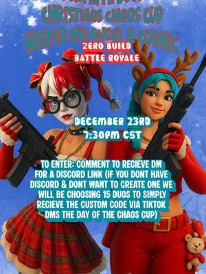 🎄⚔️ ZERO BUILDS BR — CHRISTMAS CHAOS CUP! ⚔️🎄 @strangeangel94 Grab your snowballs, strap on your sweaty sweaters, and get READY because today we’re dropping into pure festive mayhem. 🎅🔥