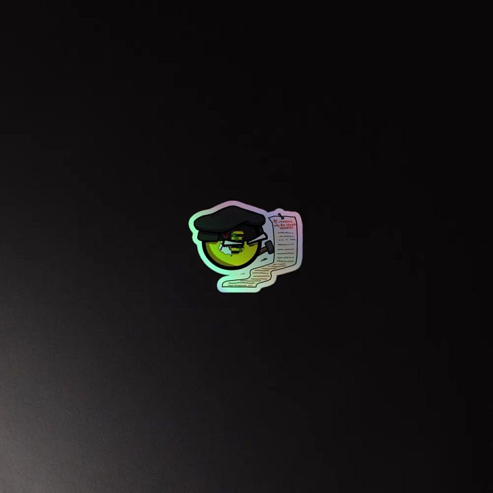 Martin Luther's 99 Thesis Holo Sticker product image (2)