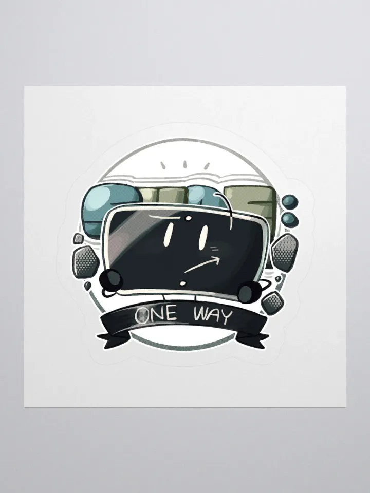 One Way Sticker product image (1)