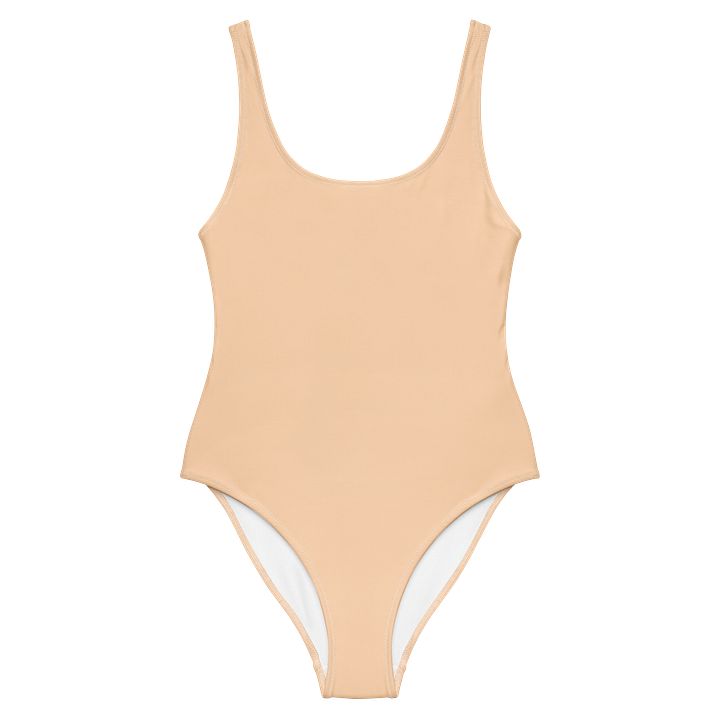 Waikiki Beach Sand Nude Solid Color Retro Inspired Women's One Piece Swimsuit product image (1)