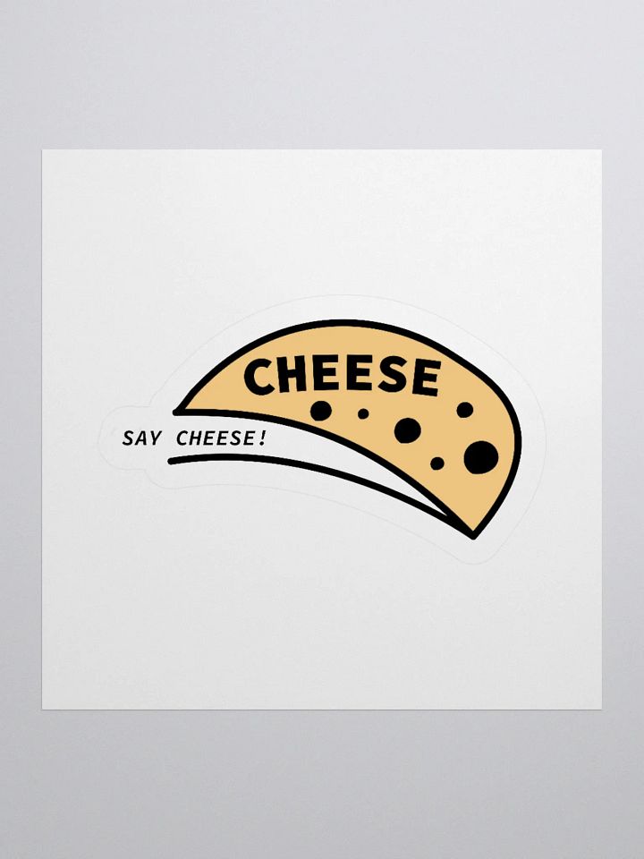 Say Cheese Kiss Cut Stickers product image (2)
