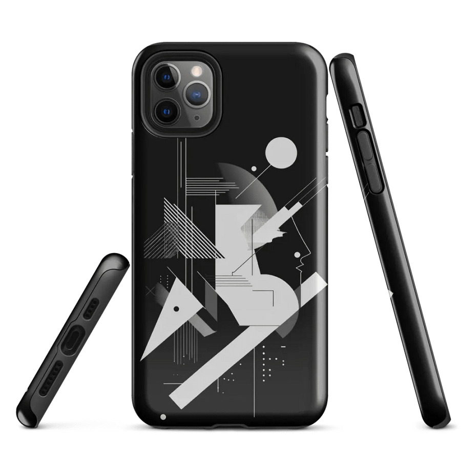 Abstract Persona 001 (Black) (Iphone Tough Case) product image (1)