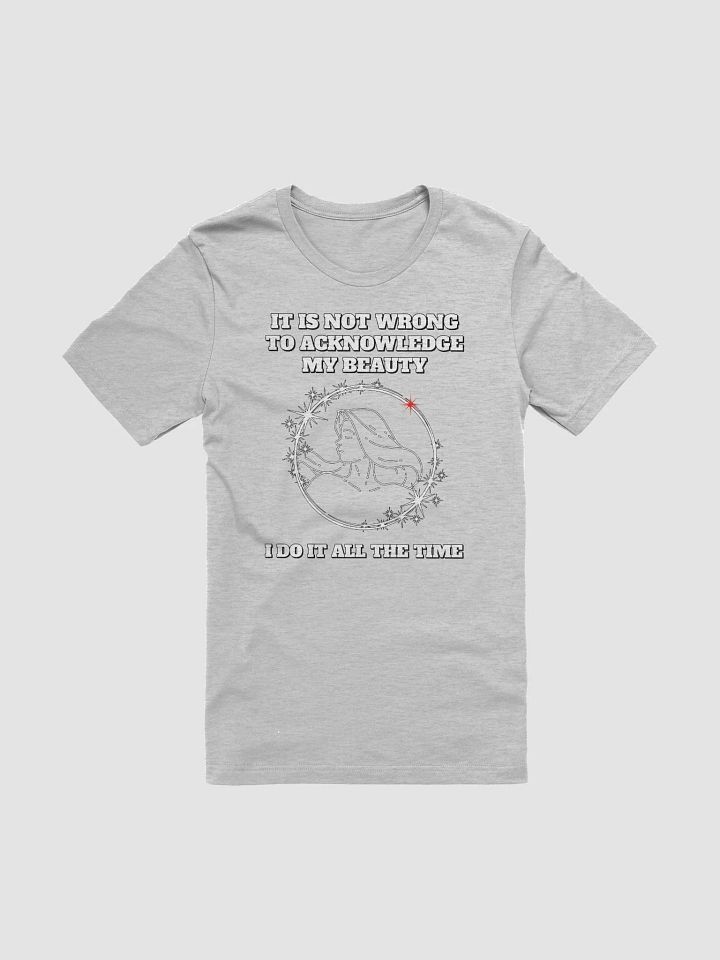 It Is Not Wrong To Acknowledge My Beauty - Funny T-shirt product image (6)
