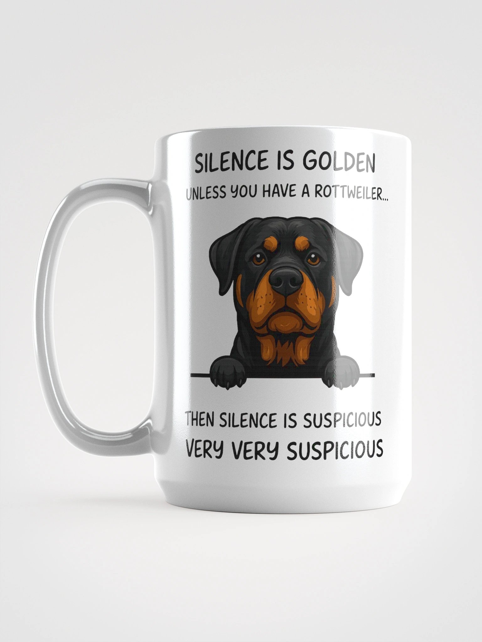 Rottweiler Silence is Golden Mug product image (6)