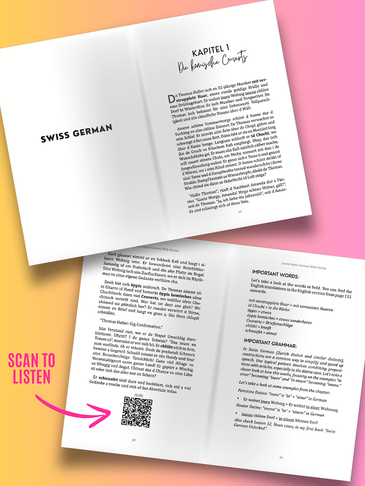 Learn Swiss German With Stories - Thomas's Musical Odyssey product image (2)