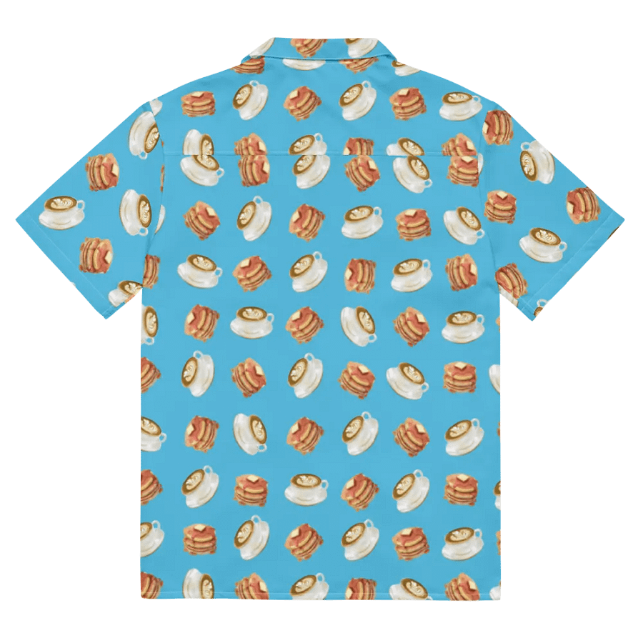 Breakfast Tea Time Coffee Cafe Latte Pancake Hawaiian Shirt product image (11)
